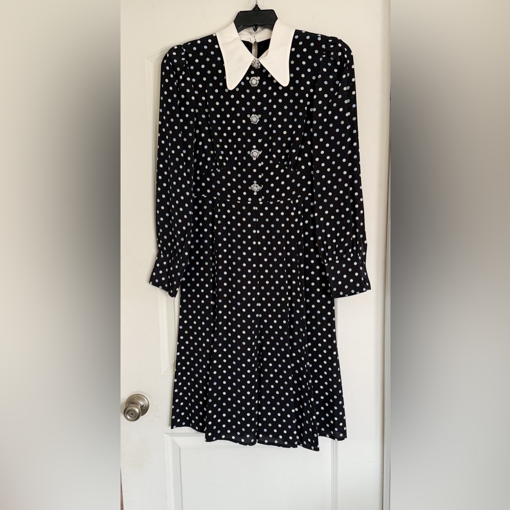 L.K. Bennett Black Mathilde Silk Dress